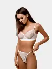 Белый женское нижнее кружевное белье Premium-класса