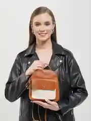 Терракотовый рюкзак женский