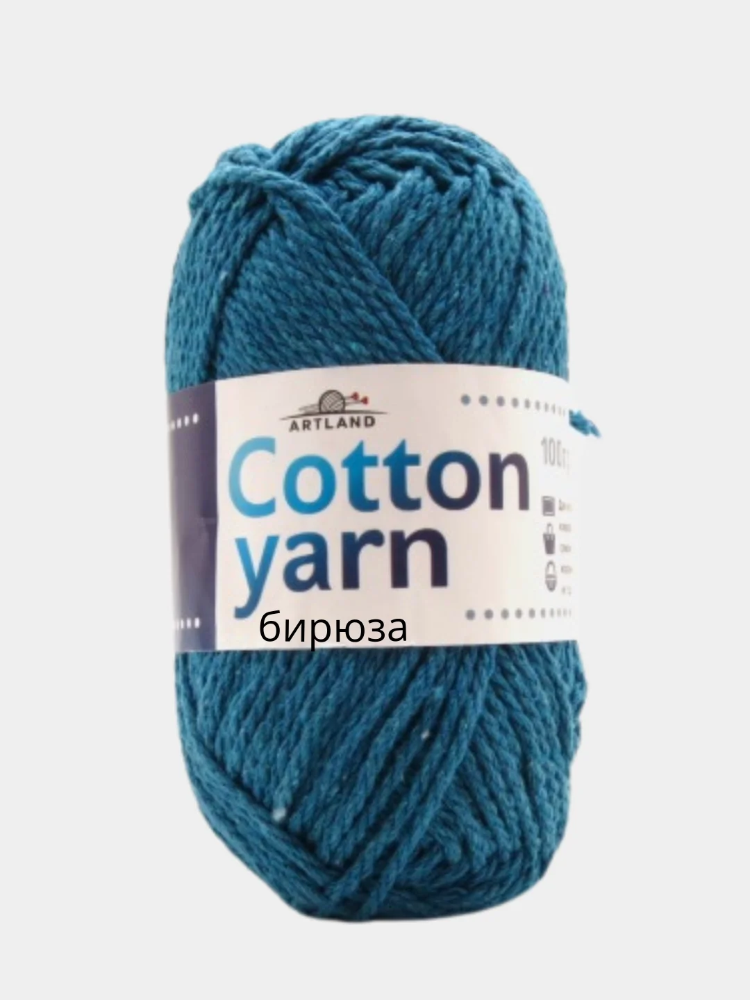 Морской пряжа толстый хлопок Artland Cotton yarn 70% хлопок, 30% синтетическое волокно, 100 г 90 м
