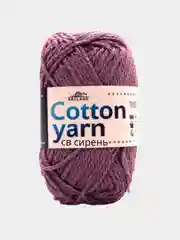 Сиреневый пряжа толстый хлопок Artland Cotton yarn 70% хлопок, 30% синтетическое волокно, 100 г 90 м