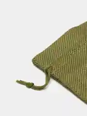 Лесной зеленый льняные подарочные мешочки. Подарочная упаковка: 7х9, 10х14, 13х18, 15х21, 20х28 см