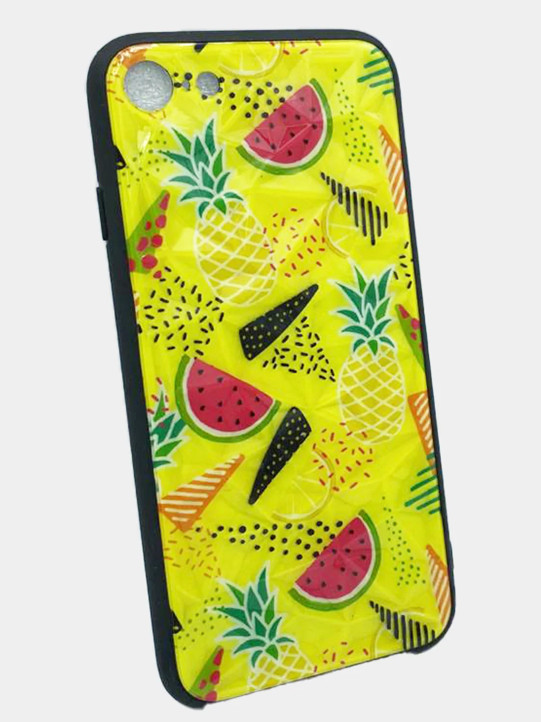 Бирюзовый чехол для iPhone 7, 8, SE, ромбик
