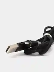 Черный магнитный кабель microUSB, type-C, Lightning