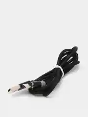Черный магнитный кабель microUSB, type-C, Lightning