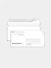 Конверт почтовый с отрывной лентой "куда-кому", размер 162х229 мм, 110х220 мм / С5 / DL