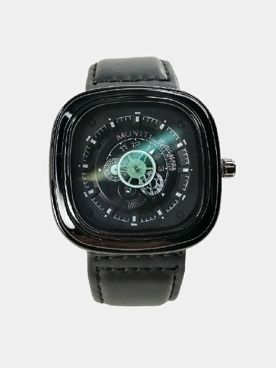 Черный часы наручные Muniti 1020