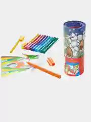 Набор для рисования Faber-Castell "Connector" 18 фломастеров, 5 клипс, 2 карты