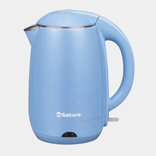 Чайник электрический Sakura SA-2157BL, с двухслойным корпусом, 1,8 л