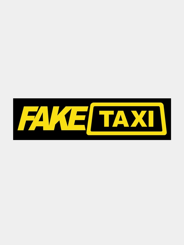 Наклейка на авто FAKE TAXI