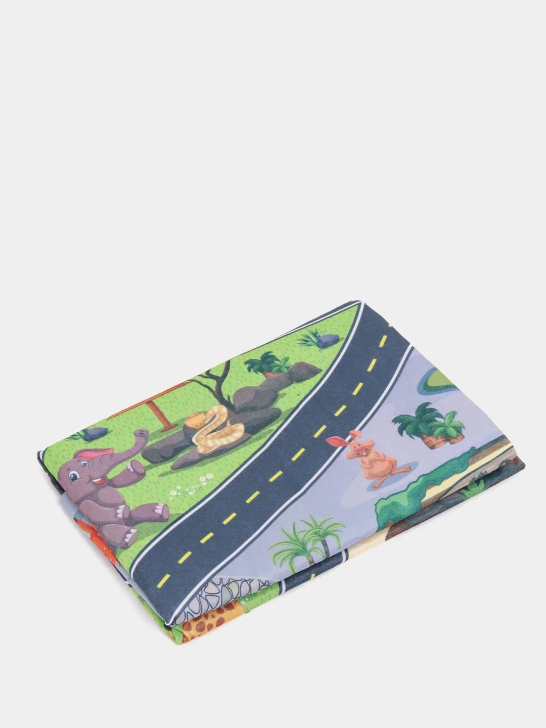 Зеленый детский игровой коврик 147х98 см