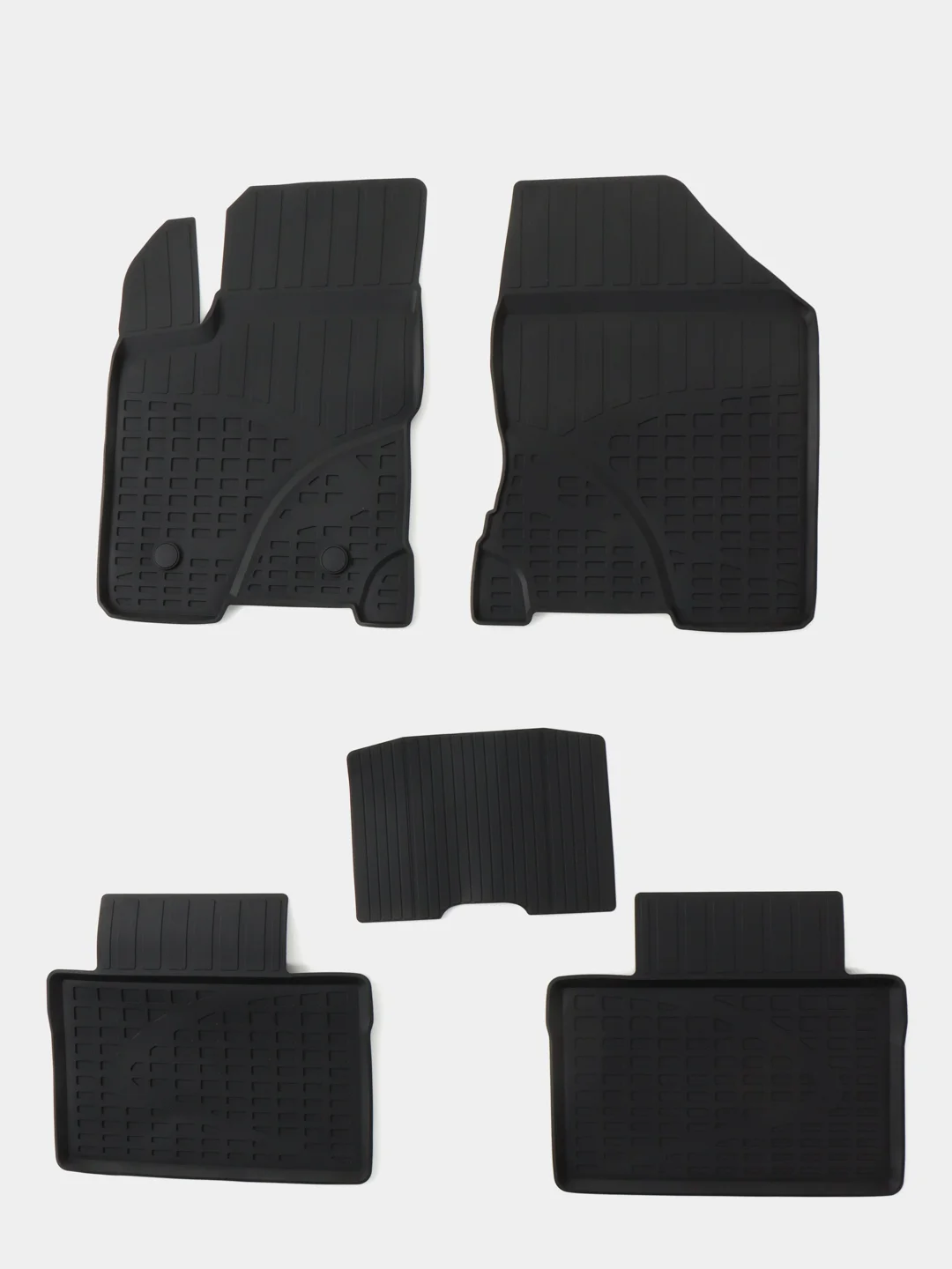 Черный коврики в салон Rival Lada Vesta SD,SW 15-/Vesta CNG SD 17-/Vesta Cross SD,SW 17- 66002002