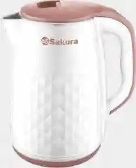 Белый чайник электрический Sakura SA-2165WBG, 1500-1800 Вт