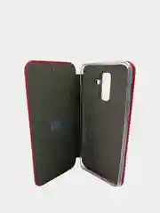 Красный чехол книжка Samsung Galaxy A6 Plus 2018 / J8 2018