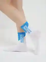 Белый носки хлопковые