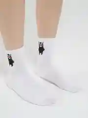Черный носки в корейском стиле "Корея", 7 видов (короткие, летние)