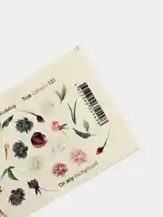 Наклейка для дизайна ногтей Lucky Rose Цветы Пионы, слайдер для маникюра под гель-лак