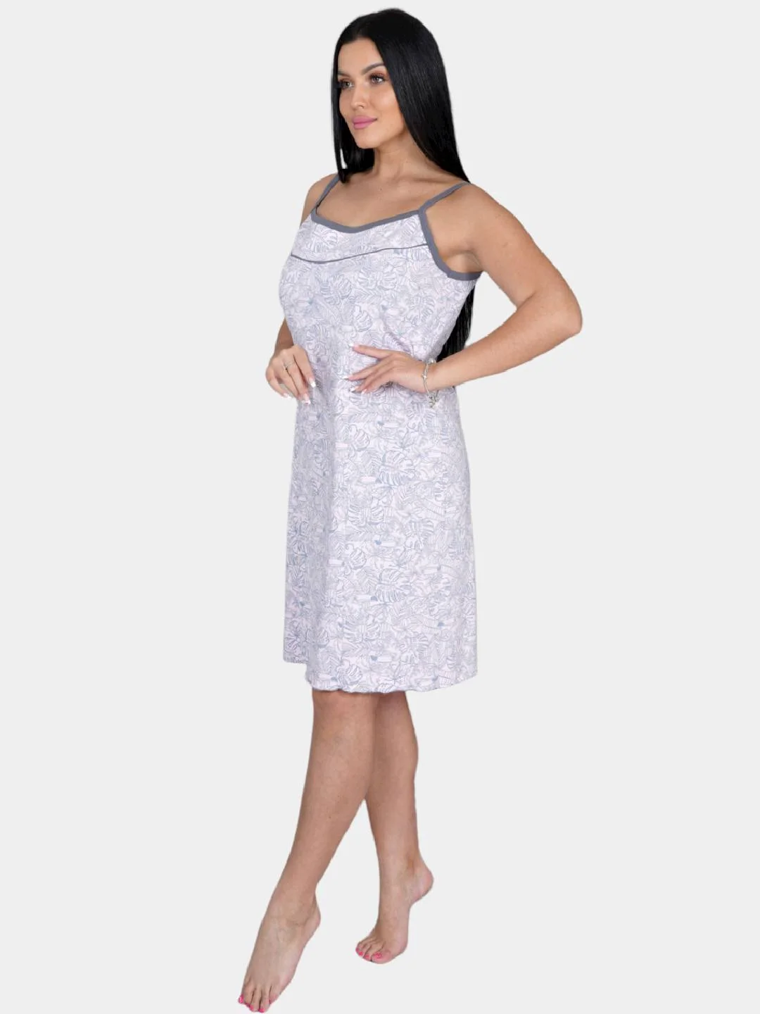 Розовый сорочка женская Lovetex.store "Весна"