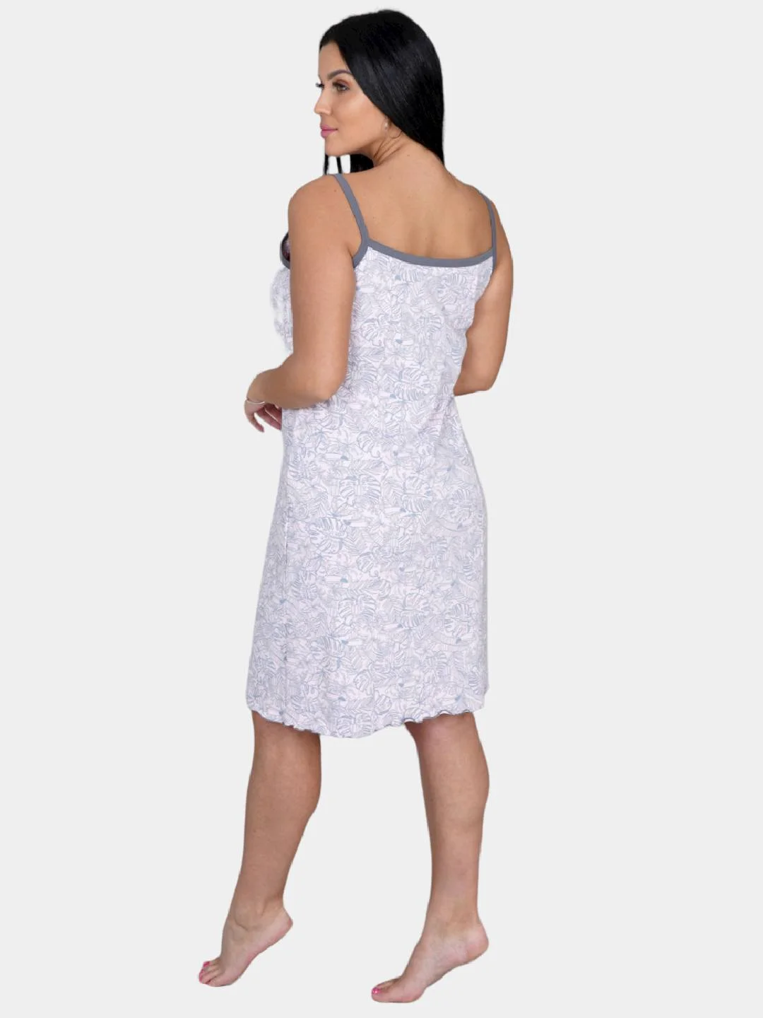 Розовый сорочка женская Lovetex.store "Весна"