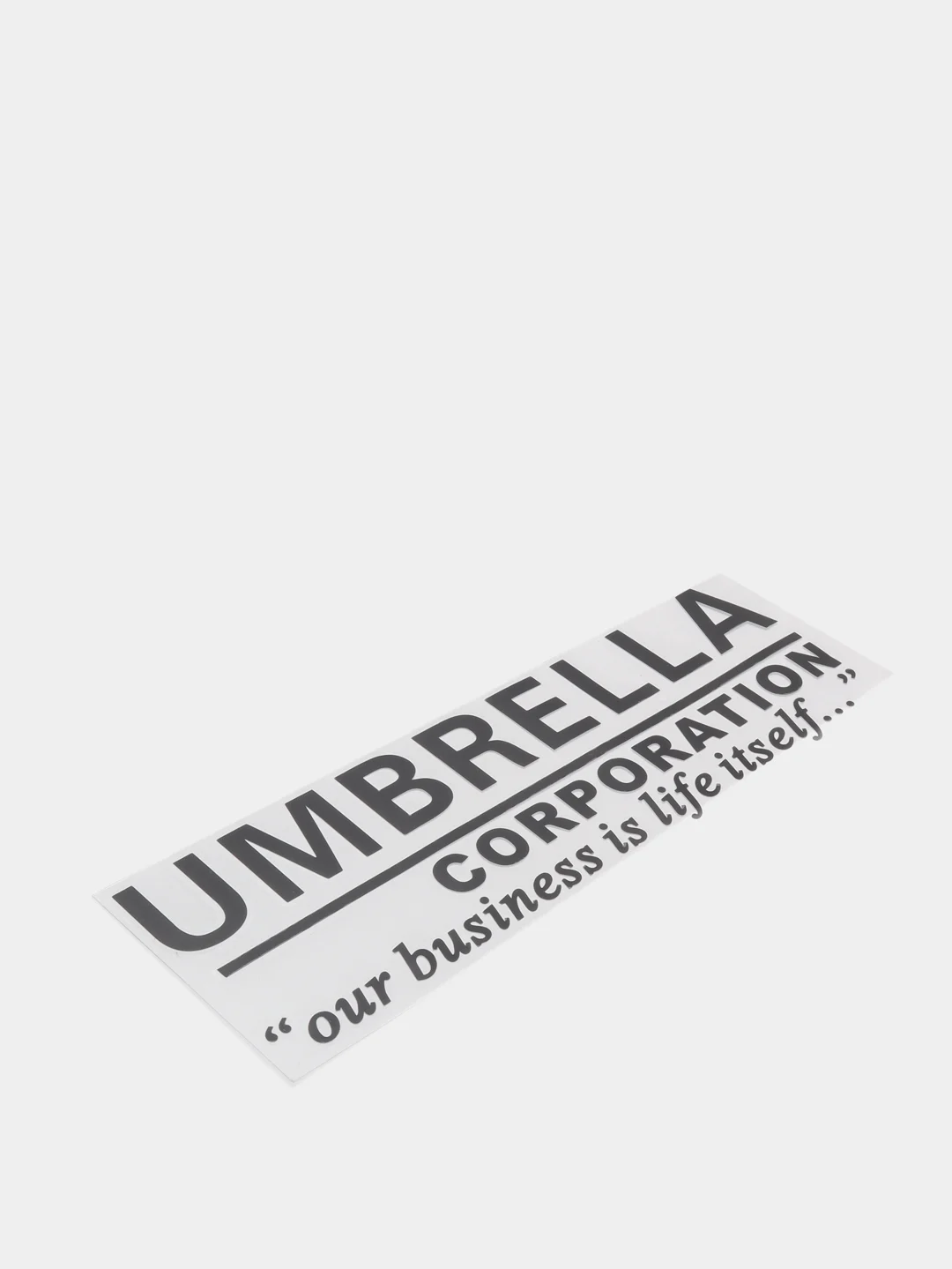 Багровый наклейка на авто "Umbrella corporation"