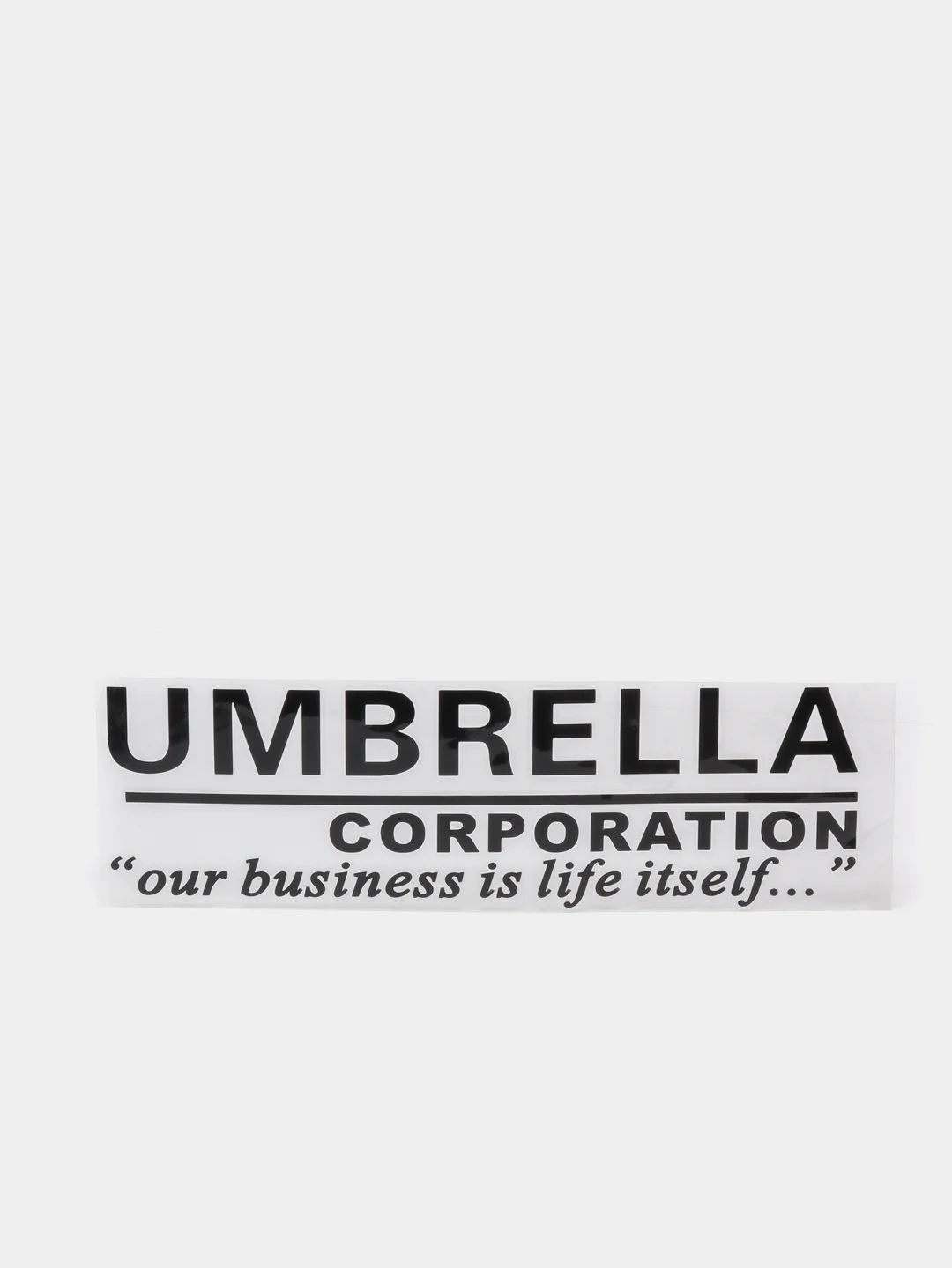 Багровый наклейка на авто "Umbrella corporation"