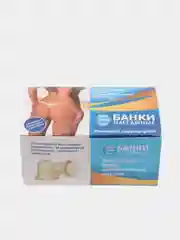 Банки для массажа вакуумные антицеллюлитные, набор из 2 штук