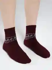 Бордовый термоноски женские Matex, 1 пара