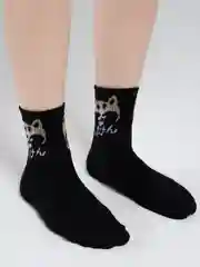 Хром носки женские яркие с рисунком кот, собачки