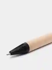 Черный крафтовая эко ручка шариковая