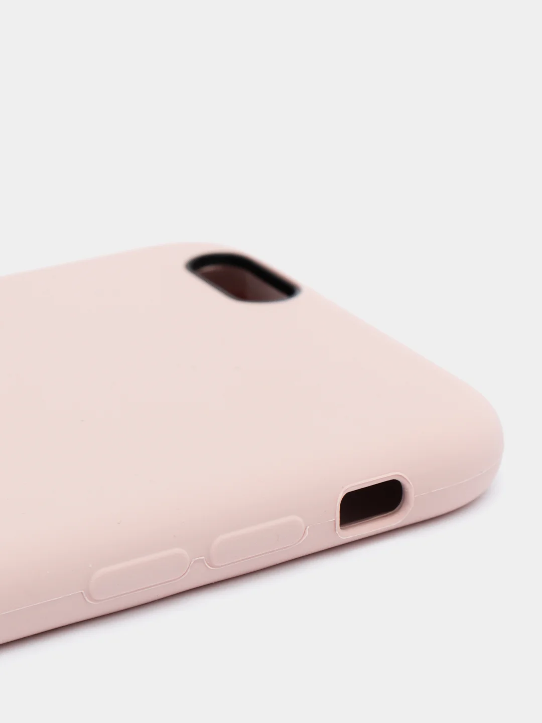 Бежевый меланж чехол Silicone Case силиконовый с микрофиброй IPhone 5/5s/SE 6/6s 7/8 7+/8+ X/XS / 11 / 12