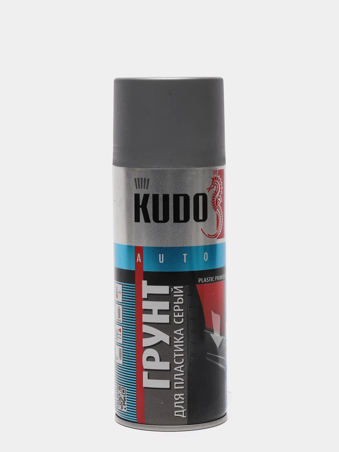 Грунт для пластика KUDO, серый, 520 мл