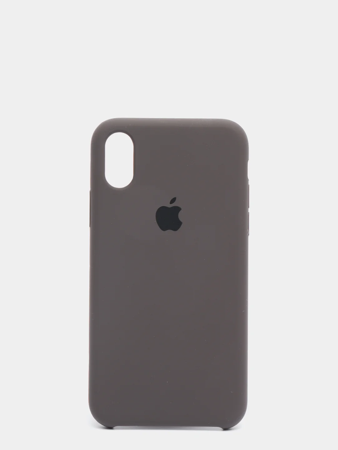 Коричневый силиконовый чехол на iPhone 6, 6S / 7, 8 / 7 Plus, 8 Plus / X, XS / XR (разные цвета)