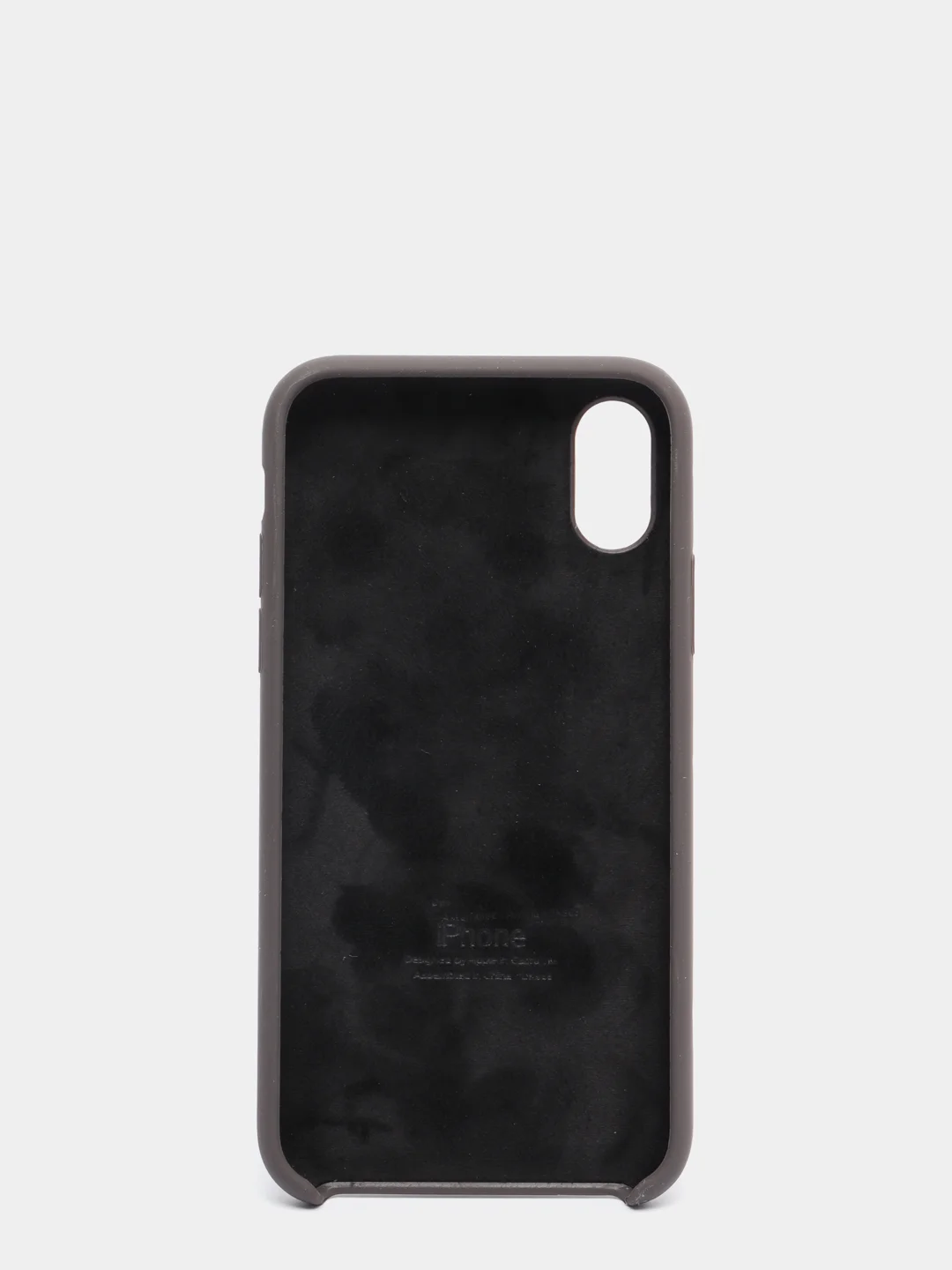 Коричневый силиконовый чехол на iPhone 6, 6S / 7, 8 / 7 Plus, 8 Plus / X, XS / XR (разные цвета)