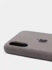 Коричневый силиконовый чехол на iPhone 6, 6S / 7, 8 / 7 Plus, 8 Plus / X, XS / XR (разные цвета)