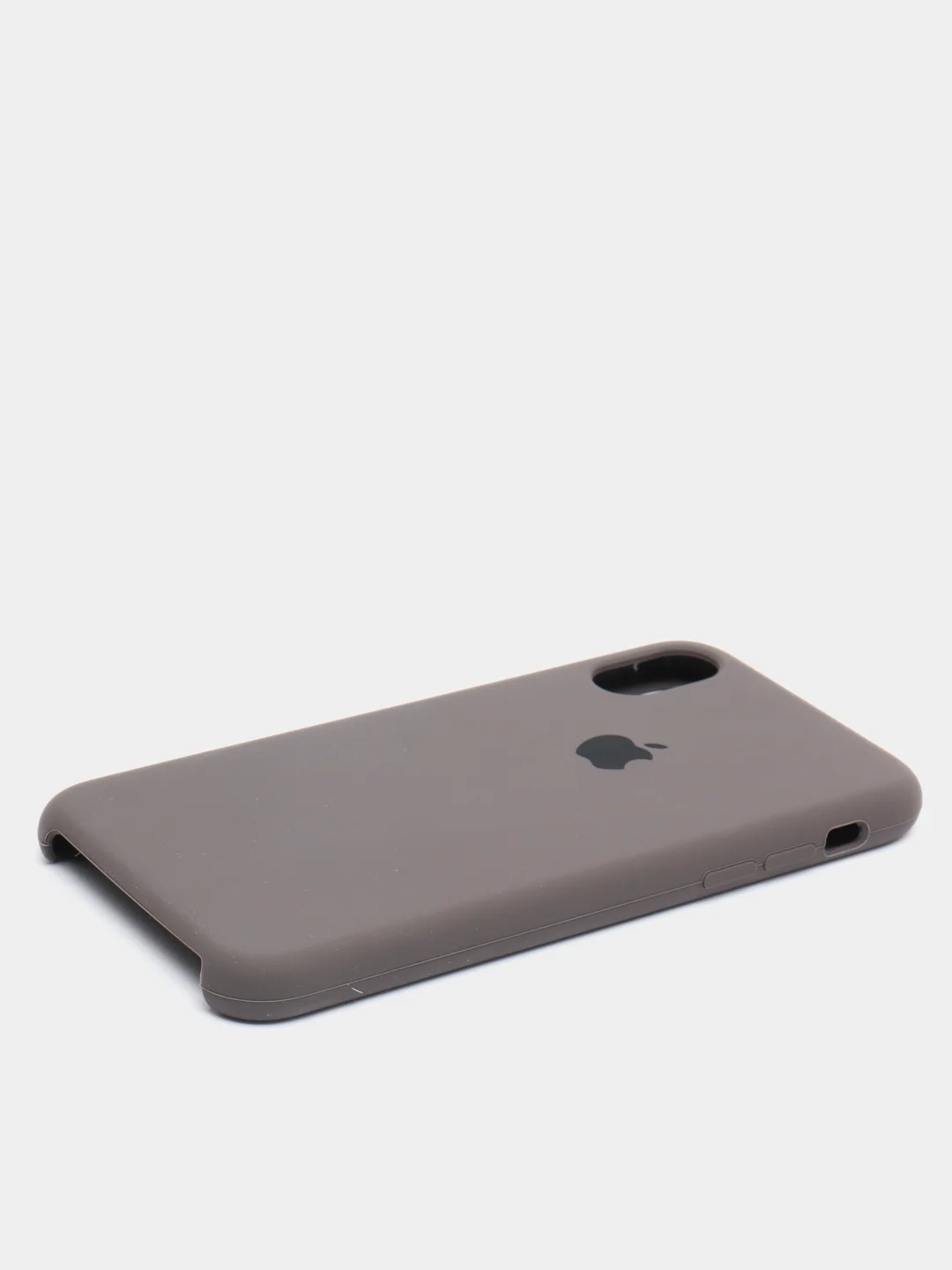 Коричневый силиконовый чехол на iPhone 6, 6S / 7, 8 / 7 Plus, 8 Plus / X, XS / XR (разные цвета)