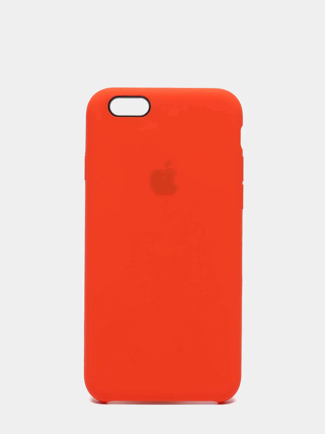 Оранжевый силиконовый чехол на iPhone 6, 6S / 7, 8 / 7 Plus, 8 Plus / X, XS / XR (разные цвета)