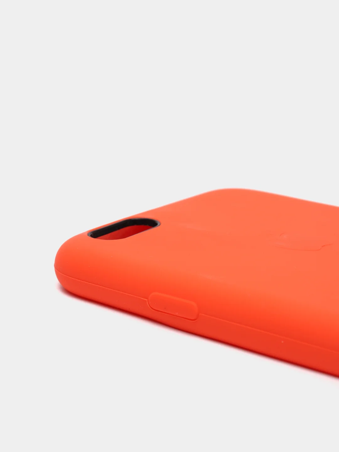 Оранжевый силиконовый чехол на iPhone 6, 6S / 7, 8 / 7 Plus, 8 Plus / X, XS / XR (разные цвета)