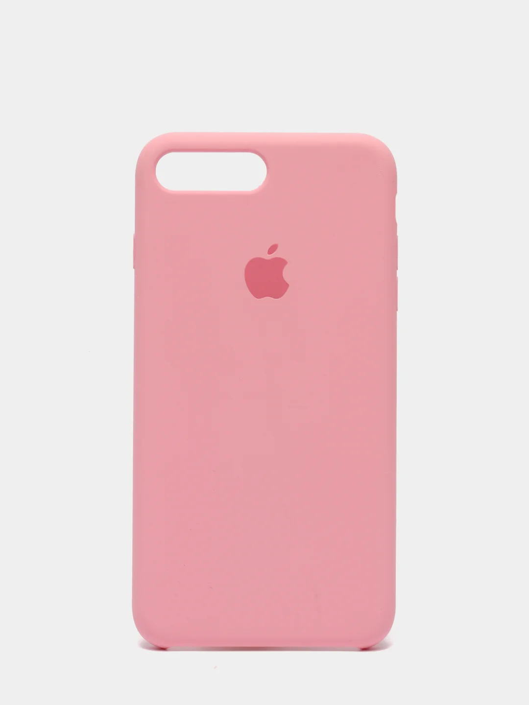 Розовый силиконовый чехол на iPhone 6, 6S / 7, 8 / 7 Plus, 8 Plus / X, XS / XR (разные цвета)