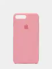Розовый силиконовый чехол на iPhone 6, 6S / 7, 8 / 7 Plus, 8 Plus / X, XS / XR (разные цвета)