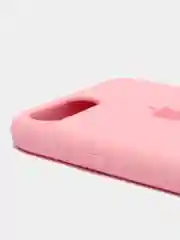 Розовый силиконовый чехол на iPhone 6, 6S / 7, 8 / 7 Plus, 8 Plus / X, XS / XR (разные цвета)