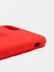 Красный силиконовый чехол для Айфон 6/6s, 7/8, 7+/8+, X/Xs, Xr, 11, 11Pro, 11ProMax