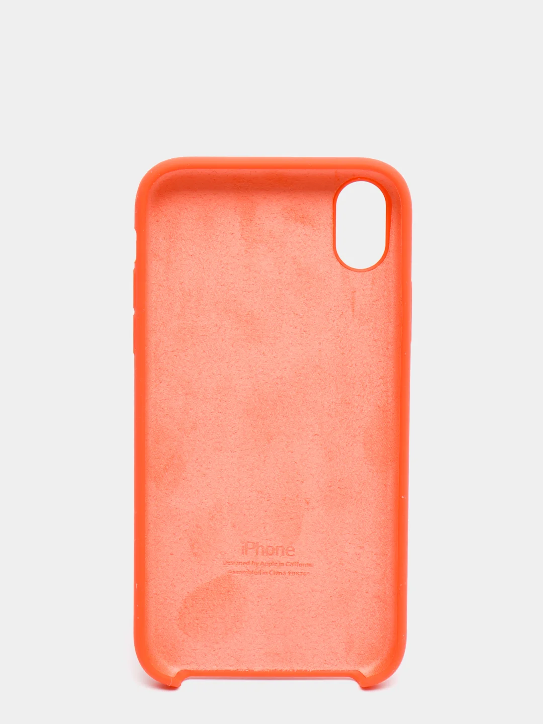 Оранжевый силиконовый чехол на iPhone 6, 6S / 7, 8 / 7 Plus, 8 Plus / X, XS / XR (разные цвета)