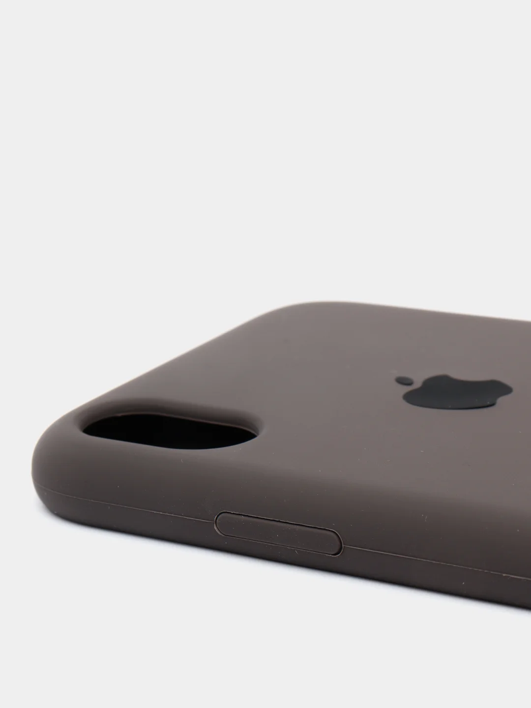 Коричневый силиконовый чехол на iPhone 6, 6S / 7, 8 / 7 Plus, 8 Plus / X, XS / XR (разные цвета)