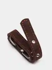 Карамельный ошейник для собак из натуральной кожи с ватином