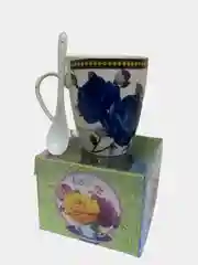 Синий кружка и ложка в подарочной коробке