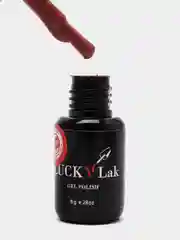 Гель лак для ногтей LuckyLak classic №053, 8g, розово-коричневый лак для маникюра