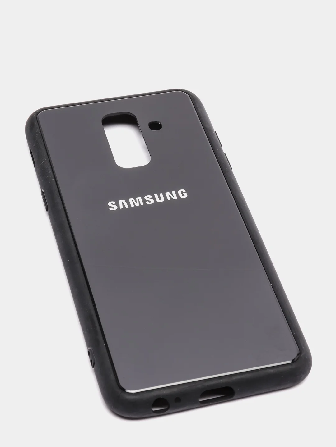 Черный чехол для Samsung A6, силиконовый