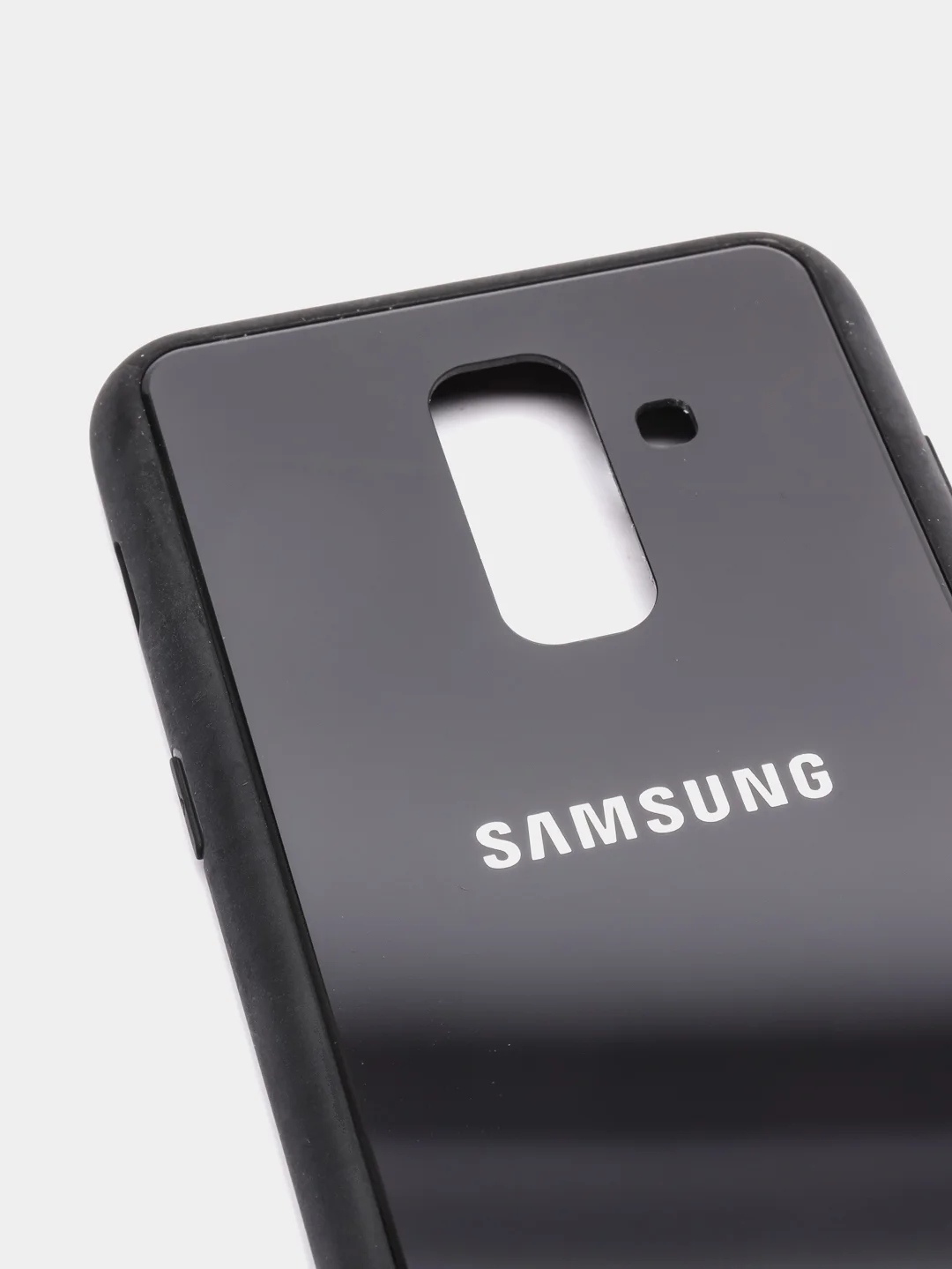 Черный чехол для Samsung A6, силиконовый