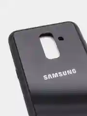 Черный чехол для Samsung A6, силиконовый