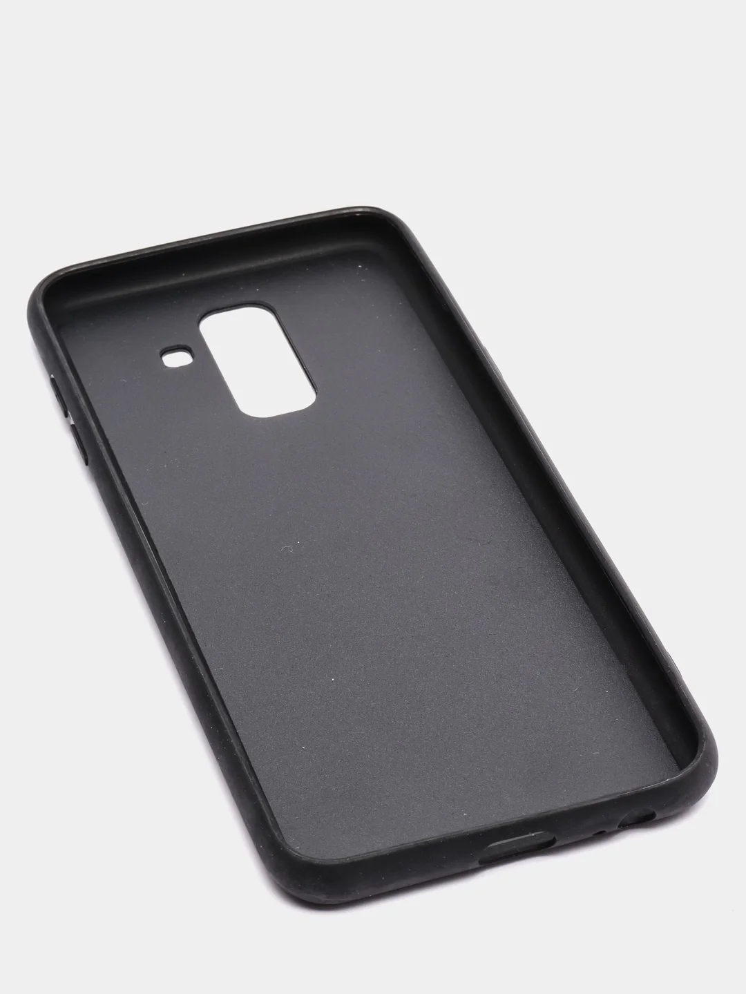 Черный чехол для Samsung A6, силиконовый