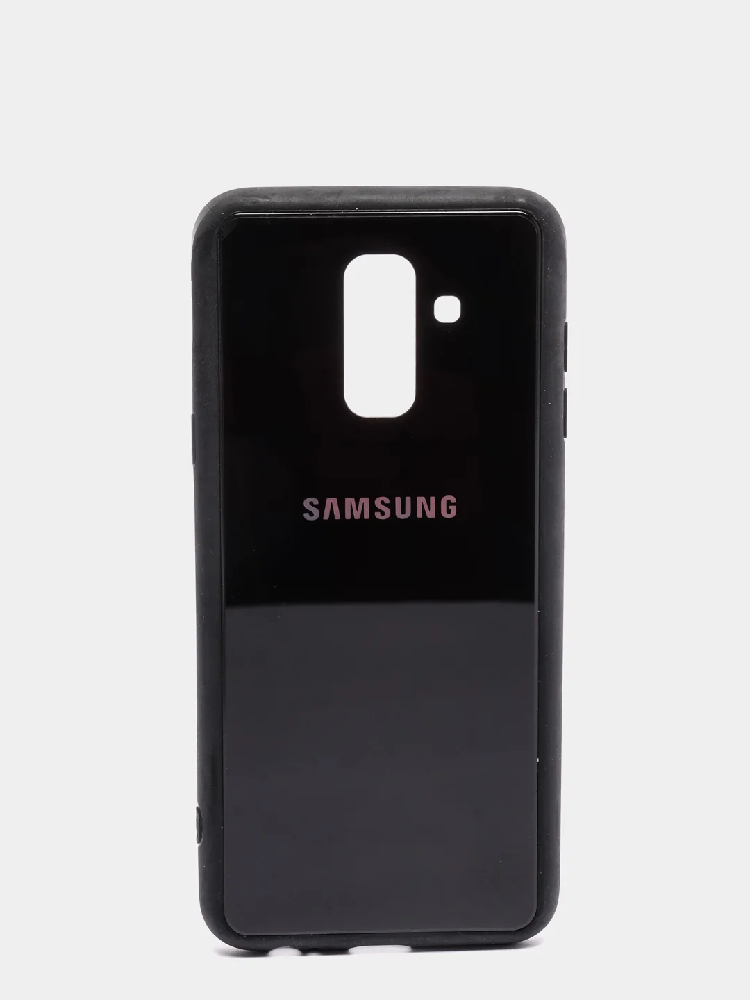 Черный чехол для Samsung A6, силиконовый